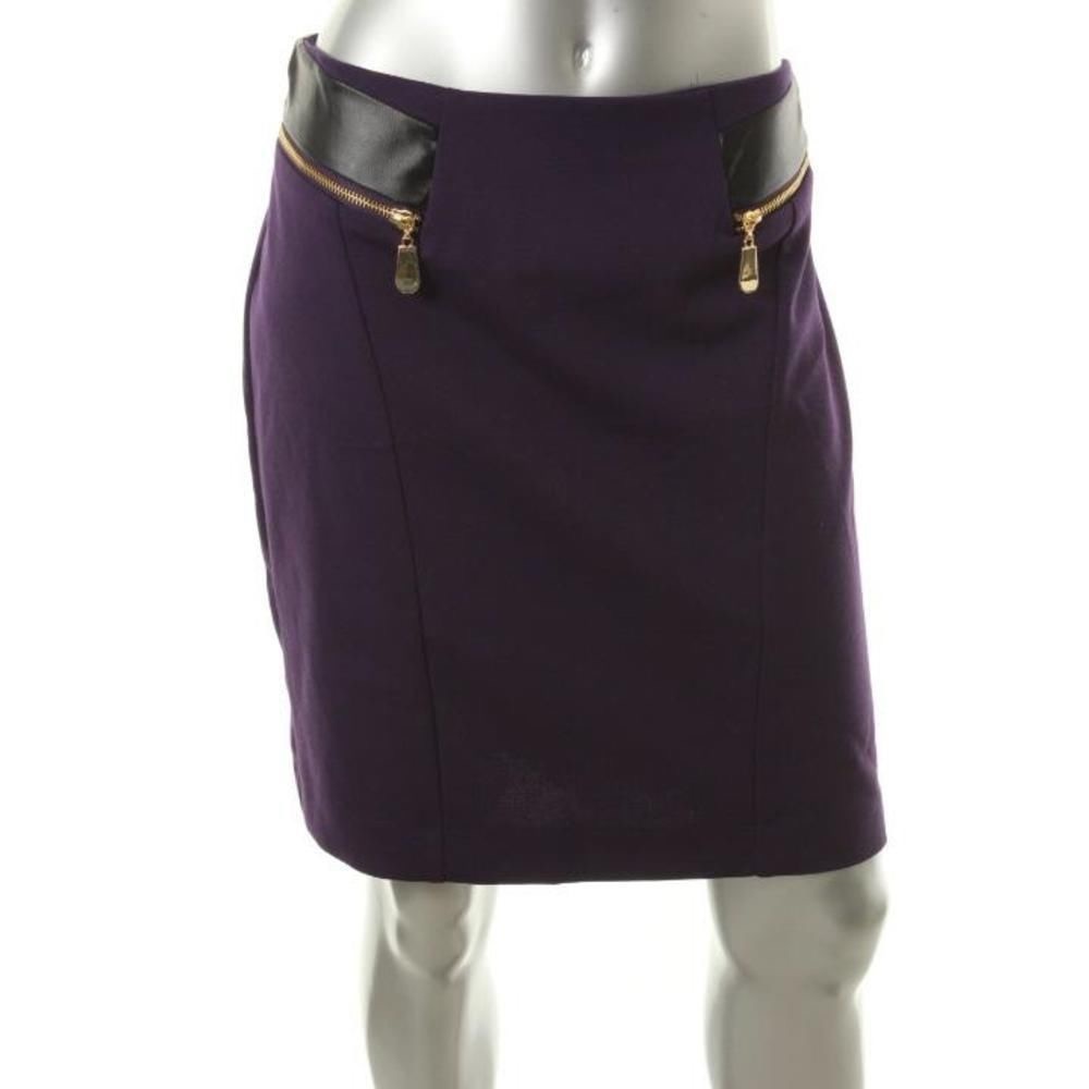 Posh Plum Purple Pencil Skirt